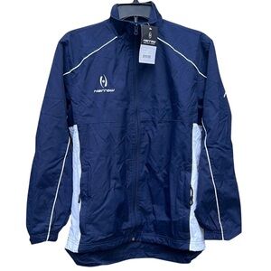 NWT Harrow’s Elite Track Jacket Warmup Sports Youth L (14-16) Waterproof